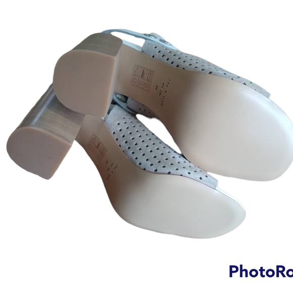 NIB Rag & Bone Leigh Sandals in Stucco Suede New Women's - Picture 7 of 8
